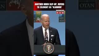 Watch | Biden Slips Up Again, Calls Zelensky 'Vladimir' | #shorts