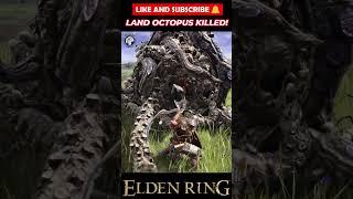 LAND OCTOPUS KILLED!! #eldenring #short #lethal #4k