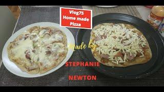 [HD] HOW TO MAKE A HOME MADE PIZZA - Stephanie Lamching Newton