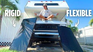Flexible vs Rigid RV Solar: What We WISH Someone Told Us