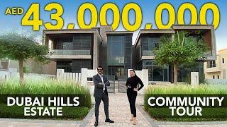 43,000,000 MANSION IN DUBAI HILLS ESTATE | EMAAR DUBAI HILLS COMMUNITY TOUR | PROPERTY VLOG #35