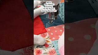 ️Micro Free Motion Quilting On Sewing Machine️ #quilting #thesewingchannel #machinequilting