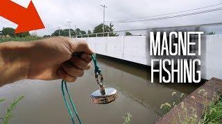 Magnet Fishing a Popular Fishing Bridge!! (Treasure Hunting)