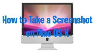 How to do a screenshot on the Mac for FREE - Screen to picture in Mac OS X-Screen Capture