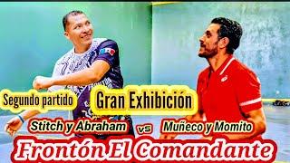 Partidazo Abraham y Stitch vs Muñeco y Momito Frontón El Comandante segundo partido