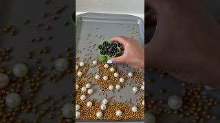 ASMR pearl beads #satisfying #stonebeads #pearlaccessories #beads #pearlhunter #pearlbeads #beads