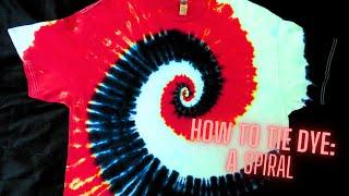 Three Color Spiral: EASY Tie Dye Pattern