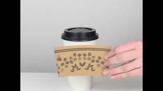 Hot Paper Cup Sleeves - 10/12/16 oz