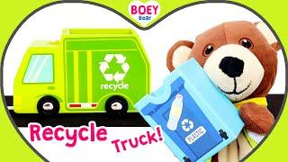 STEM for Preschool | Best toy learning videos for toddlers family friendly | Recycle Trucks for Kids