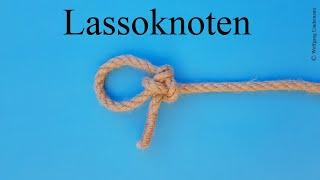 Lassoknoten oder Panama-Palstek(Lasso Knot or Panama Bowline)