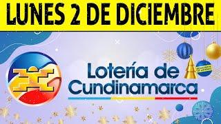 Resultados Lotería de CUNDINAMARCA Lunes 2 de Diciembre de 2024  PREMIO MAYOR 