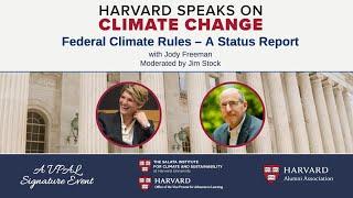 Harvard Speaks on Climate Change: Federal Climate Rules – A Status Report