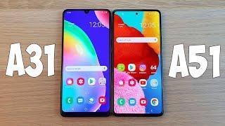 SAMSUNG GALAXY A31 VS SAMSUNG GALAXY A51 - ЧТО ВЫБРАТЬ? ПОЛНОЕ СРАВНЕНИЕ!