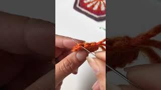 How to crochet in the Back Loop and Third Loop (Hexa Flora Blanket Round 2) #crochet #crocheting