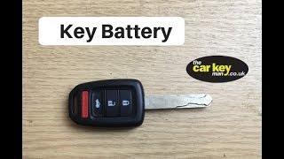 Honda Civic Accord Key Battery Change HOW TO