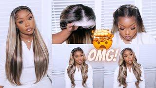 GIRL, what !? ‍ I CAN'T BELIEVE IT CAME  LIKE THIS! X BEST BALAYAGE WIG INSTALL X ALIPEARL HAIR