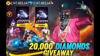 Diamond give away BRG YT LiVE Free Fire MAX