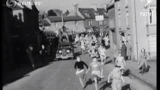 Pancake race at Olney (1951)