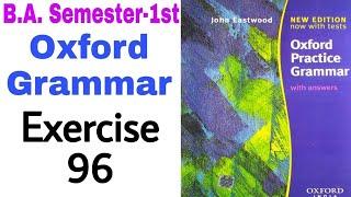 Oxford Practice Grammar'Exercise 96 by 'English Family87' | John Eastwood's Oxford Grammar