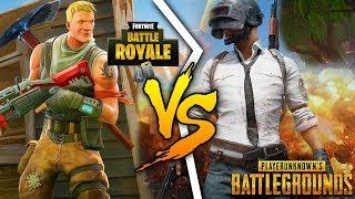 Top 10 Differences Between Fortnite and PUBG (Player Unknown Battlegrounds)