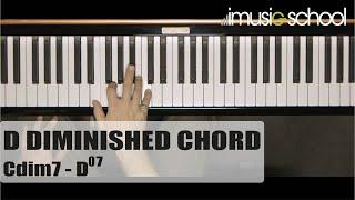 D DIMINISHED CHORD