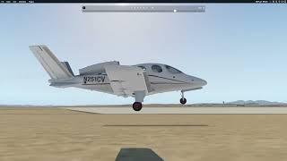 Cirrus Vision Jet B U T T E R Landing -10 FPM ( X Plane 11 )