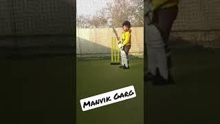 Just 4 Years Old Boy Manvik Garg From Cosmos Cricket Academy... #cricketlover #cricketfever