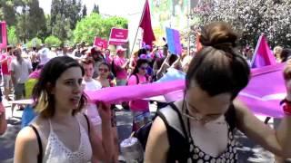 Парад Гордости в Хайфе 24.06.2016 часть-1  (מצעד הגאווה בחיפה)