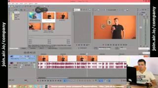Горячая клавиша для быстрого склеивания фрагментов в программе Sony Vegas (Сони Вегас)