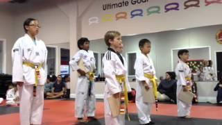 Aayan's Orange Belt Test @OMAC Martial Arts