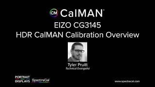 EIZO CG3145 HDR Calibration Tutorial with CalMAN Display Calibration Software