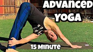 Advanced Power Yoga For Athletes 15 Minute Workout with Sean Vigue