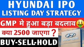 Hyundai IPO listing Day Statergy | Hyundai IPO GMP | Hyundai Motor IPO | Latest IPO | #stockmarket