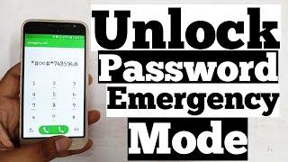  Live Proof | Emergency Mode Remove Pin Password | Unlock Android Phone Without Data Loss