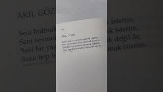 Akıl Gözü - Özdemir Asaf️️ #aşk #ayrılık #özlem #sevda #şiir #özdemirasaf #çiçeksenfonisi #lavinia