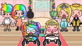 Fat Boy Falls In Love With Skinny Girl Since Birth | Toca Life Story | Toca Boca