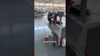 KN-810：Laser precision meets speed! Auto-slow corners, dual arms handle round/oval panels #factory