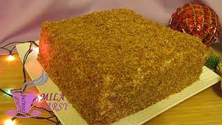 Медовый торт без хлопот | Новогодний рецепт | Honey cake recipe