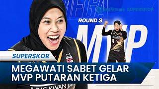 MEGAWATI HANGESTRI SABET GELAR MVP PUTARAN 3, Rebut Singgasana Sang Legenda Voli Korea #voli #korea