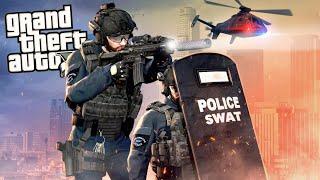 SWAT ELIMINATE MOST DANGEROUS GANG in GTA 5 RP!