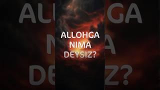 MISTER QAXA - ALLOHGA NIMA DEYSIZ? #misterqaxa #shorts