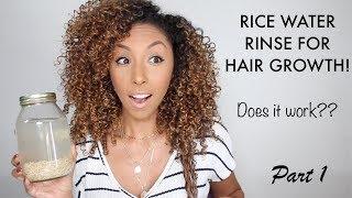 Rice Water Rinse For HAIR GROWTH! Does it work? Part 1 | BiancaReneeToday