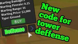 Roblox Tower Defense Simulator Codes