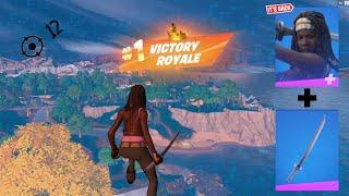 MICHONNE SKIN GAMEPLAY IN FORTNITE CHAPTER 4! 12 KILLS SOLO WIN!