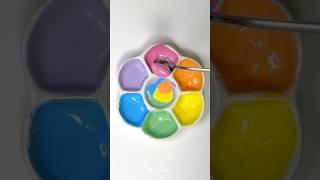 Color Mixing Cream VS Colors  #art #play #relaxing