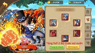 Hải tặc đại chiến - Tặng tài khoản, code, và thẻ gosu