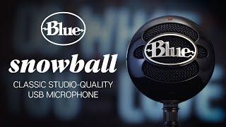 Blue Snowball Studio-Quality USB Condenser Microphone