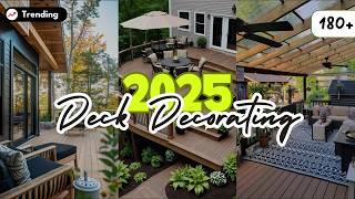  180+ Best Deck Decoration Ideas 2025 | Outdoor Decor, Small Spaces & DIY Designs
