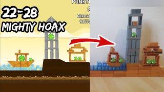 Angry Birds Classic game Level with Mattel pieces. Mighty Hoax 22-28. Part 13.