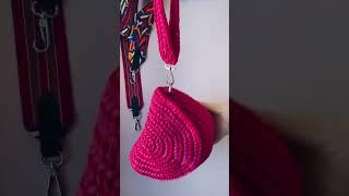 Завершающие штрихи создания сумки ручной работы #вязание #сумка #crochet #handmade #идея #крючком